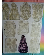 Rubber Stamps Variety Sheet 10 pcs  - £11.66 GBP