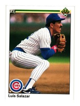 1990 Upper Deck #6 Luis Salazar Chicago Cubs - £2.35 GBP