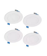Pack of 4 HALO HLBSL4069FS35 LED Direct Mount CCT Canless Retrofit Light... - $627.36 MXN
