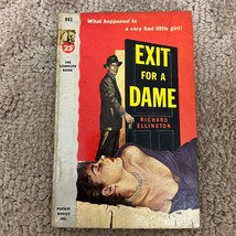 Exit for a Dame Mystery Paperback book by Richard Ellington Pocket Book 1953 - £9.59 GBP