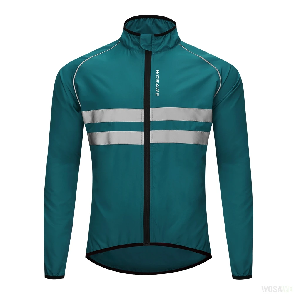 WOSAWE Cycling Jacket Man Windproof Waterproof Reflective Ultralight MTB Mountai - £88.21 GBP