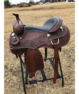 Premium Western Horse Pleasure Saddle Riding/Showman Saddle 12&quot; to 16&quot;  ... - £304.01 GBP+