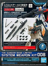 P-BANDAI The Gundam Base Limited System Weapon Kit #008 - 1/144 Scale - Nib - £27.61 GBP