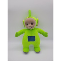 Eden Vintage 1998 Teletubbies Dipsy 13 Inch Green Flocked Face Stuffed Animal - £20.16 GBP