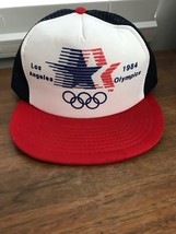 VTG New 1984 Los Angeles Olympic Snapback Blue Mesh Trucker Hat Seen On ... - $40.00