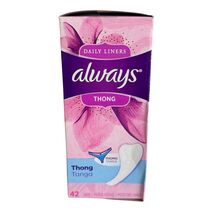 Always Thong Daily Liners 42 Regular Sealed - $32.30