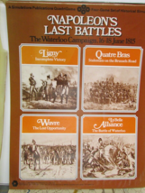 NAPOLEON LAST BATTLES WAR GAME Four Battles Plastic Tray pack SPI 1976 P... - $75.00