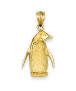 14K Yellow Gold Penguin Pendant - $498.39 CAD