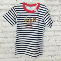 Mayan Shirt Boys Size 8 Striped Youth Kids Short Sleeve Tee Cozumel Mexico - £10.46 GBP