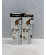 2x Neutrogena Purescreen+ Mineral UV Tint Face Liquid SPF30 Medium Deep ... - $19.01 CAD