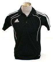 Adidas ClimaLite Black &amp; White Short Sleeve Polo Shirt Men&#39;s NWT - £46.98 GBP