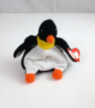 Vintage 1993 Ty Teenie Beanie Baby Waddle 4.5&quot; Bean Bag Plush With Tags - $6.92