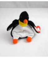 Vintage 1993 Ty Teenie Beanie Baby Waddle 4.5&quot; Bean Bag Plush With Tags - $9.46 CAD