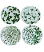 Erbe Assorted Salad Plates Set of 4 - VIETRI 8.75" Wonderful Condition F... - $118.80