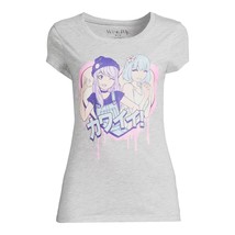 Wound Up Women Juniors&#39; Graphic T-Shirt Kawaii Heart Size 2XL XXL 19 NWT - £4.59 GBP