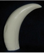 #7 Whale Tooth (Imitation, Replica) for Display, Scrimshaw, Engraving - $9.90