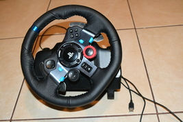 Logitech G29 Game Racing Wheel W-U0002 WITH PEDALS For PS3, PS4, PS5 517A3 - £123.23 GBP