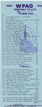 WPAG 1050 Ann Arbor MI VINTAGE April 22 1969 Music Survey Simon/Garfunke... - £11.67 GBP