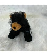 Ganz Webkinz fluffy black bear Fuzzy HM004 No Code Stuffed Animal Toy - $4.95