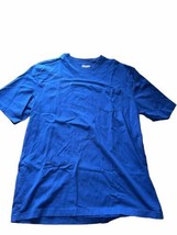 DULUTH Trading Short Sleeve Longtail T Shirt Royal Blue Front Pocket Men... - £7.90 GBP