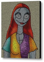 The Nightmare Before Christmas Sally Quotes Mosaic Framed Limited Edition Art - £15.29 GBP