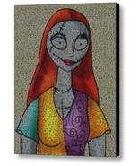 The Nightmare Before Christmas Sally Quotes Mosaic Framed Limited Editio... - £15.16 GBP