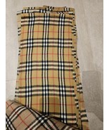 Genuine Burberry vintage scarf  wool large/medium nova check beige - $51.31
