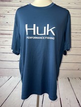 HUK Fishing Tee Shirt size Large Mens Graphic T-shirt Crew SnAg Outdoors... - $28.84 CAD
