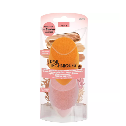 Real Techniques Miracle Complexion Sponge & Miracle Powder Sponge Duo - $30.37