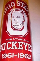 FRED TAYLOR Ohio State Buckeyes Basketball Team 1961-1962 NCAA Big Ten Red Glass - £8.49 GBP