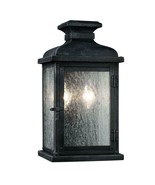 Murray Feiss - Pediment 2 Light Dark Weathered Zinc Outdoor Sconce OL111... - $89.09
