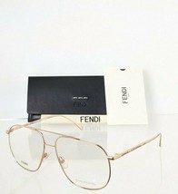 Brand New Authentic Fendi Eyeglasses 0391 DDB 56mm Rose Gold 0391 FENDI ... - £103.82 GBP
