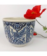 Boch Royal Sphinx Delft Blue Flower Pot M18 – Vintage Dutch Jardiniere P... - €59,07 EUR