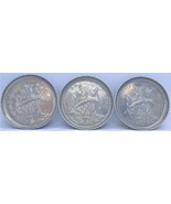 Ducks and Cattails Aluminum Color Coasters Set of 3 (non-magnetic) - €7,20 EUR