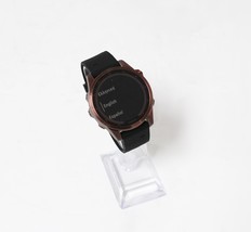 Garmin Fenix 7S Sapphire Solar 42mm Dark Bronze Titanium Black 010-02539-28 GOOD image 2