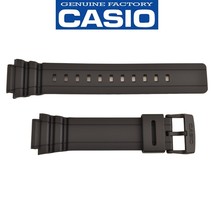 Genuine CASIO Watch Band Strap MRWS310H MRW-S310H Black Rubber Solar - $20.95