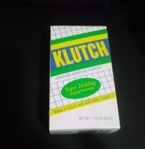 Klutch Denture Adhesive Powder- 1.75 Oz  - £52.54 GBP