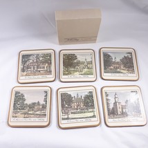 Pimpernel Coasters Williamsburg Historical Landmarks Set of 6 - £16.61 GBP