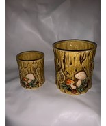 Vintage Lefton Mushroom Canisters Set set of 4 See Pictures and description - $1,400.52 MXN