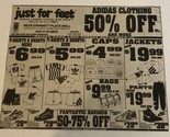Just For Feet Vintage Print Ad Advertisement pa11 - $6.92