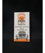 1970 Oilzum Motor Oil &amp; Volkswagen Beetle Bug Car Booklet Rare White Bag... - $18.52
