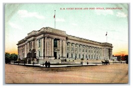 United States Courthouse and Post Ofifce Indianapolis N UNP DB Postcard J18 - £3.07 GBP
