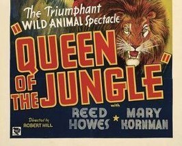 Queen Of The Jungle, 12 Chapter Serial, 1935 - £15.65 GBP