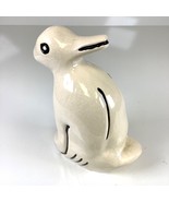 1930s Weller Pottery Rabbit Duck Planter Vase White Optical Illusion 6.2... - $121.66 CAD