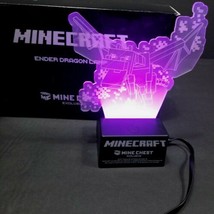 Minecraft Ender Dragon LED Lamp Rare New Loot Crate Different Colors Light Up  - £38.99 GBP