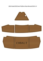 2024 Cobalt R30 Swim Platform Bow Pad Boat EVA Foam Faux Teak Deck Flooring Mat - £360.58 GBP