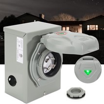 30 Amp Generator Inlet Box 4 Prong With Pre-Drilled Holes, L14-30P Power... - $39.99