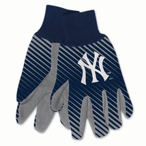 NEW YORK YANKEES ADULT TWO TONE SPORT UTILITY GLOVES NEW &amp; LICENSED - £7.71 GBP