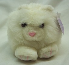 Vintage Puffkins Soft White Paws The Cat 4&quot; Plush Stuffed Animal Toy 1994 - £11.76 GBP