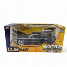 Jada Toys Dub City Bigtime Muscle 1969 Pontiac GTO Judge Black Diecast 1:24 - £29.42 GBP